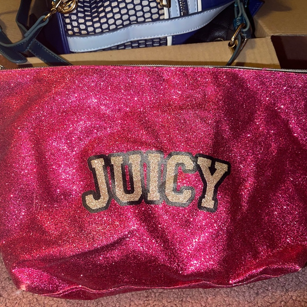 Juicy Couture Pink Glitter Bag